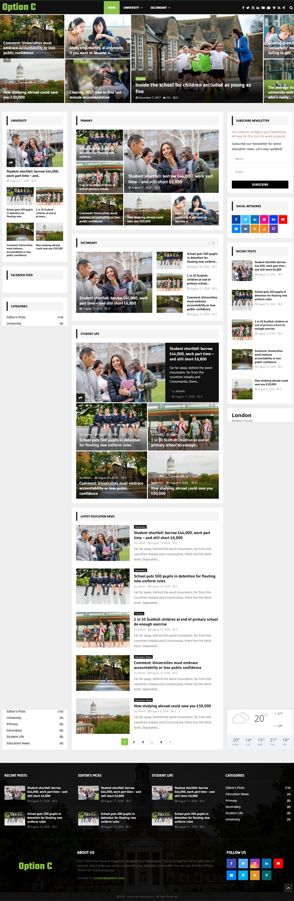 Option C website