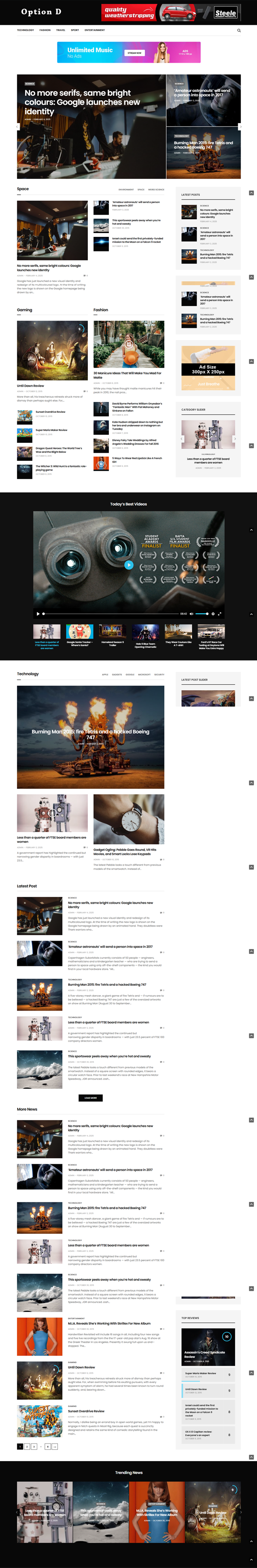 Option D website